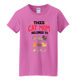 Customized This Cat Mom Belongs To? Up to 10 Names