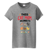 Customized This Cat Mom Belongs To? Up to 10 Names