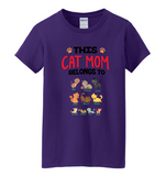 Customized This Cat Mom Belongs To? Up to 10 Names