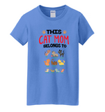 Customized This Cat Mom Belongs To? Up to 10 Names