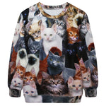 3D Printed Hoodies - Cat