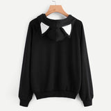 Lovely Cat Printed Long Sleeve Sweatshirt