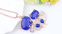 Cat Necklace Long Pendant
