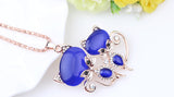 Cat Necklace Long Pendant